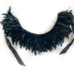 Feather shawl